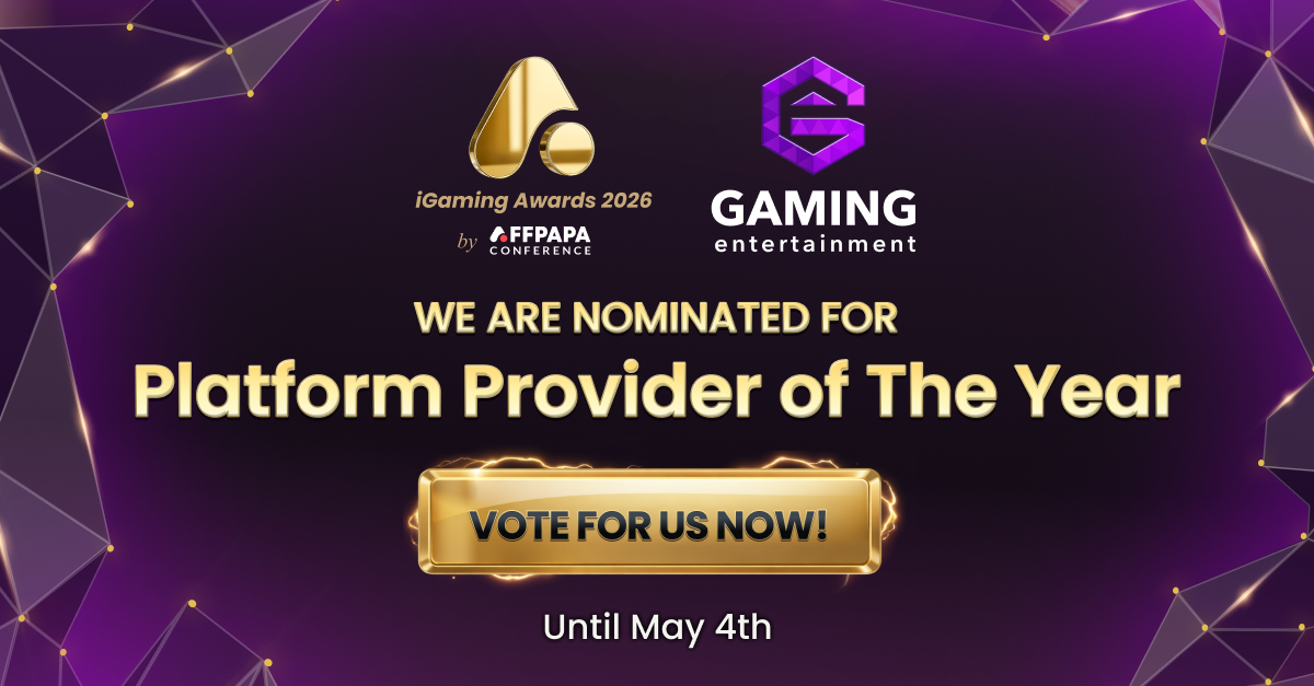 Gaming Entertainment Nominated for “Platform Provider of the Year” at the AffPapa iGaming Awards 2026